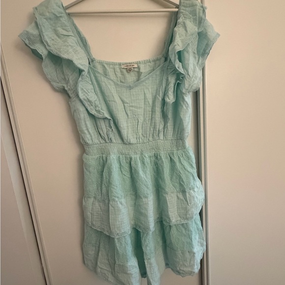 Light Blue Ruffled Dress - Picture 1 of 1